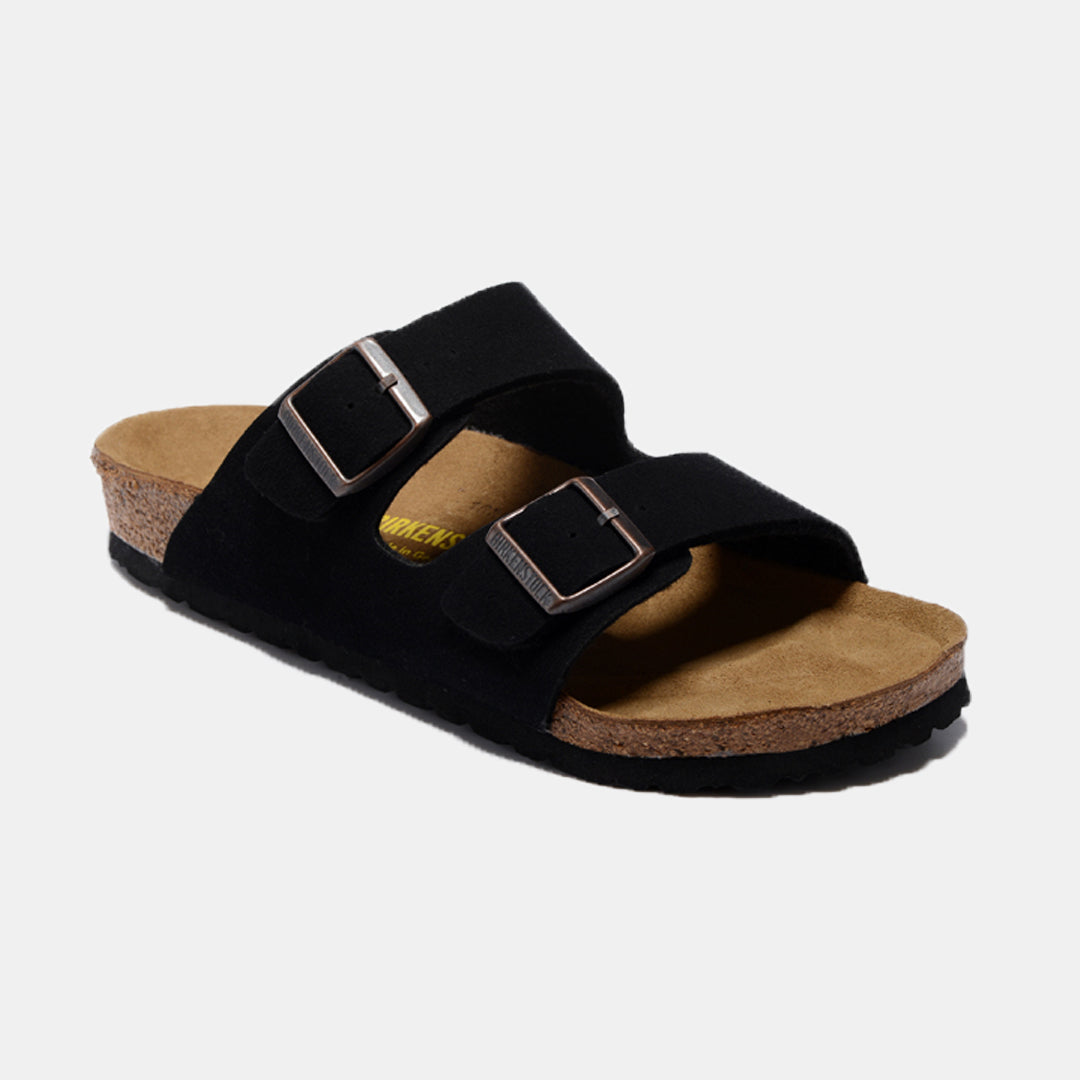 Sandália Birkenstock "Arizona Soft Footbed" Preta