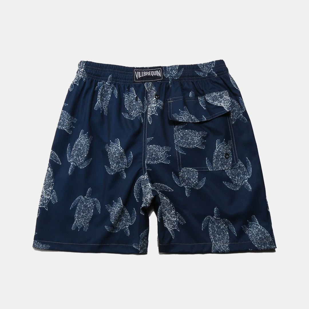 Short Vilebrequin "Turtle" Azul Marinho