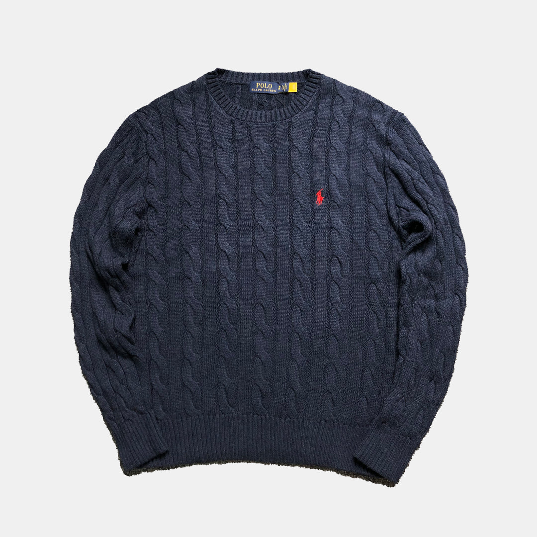 Suéter Ralph Lauren "tricot" Azul Marinho