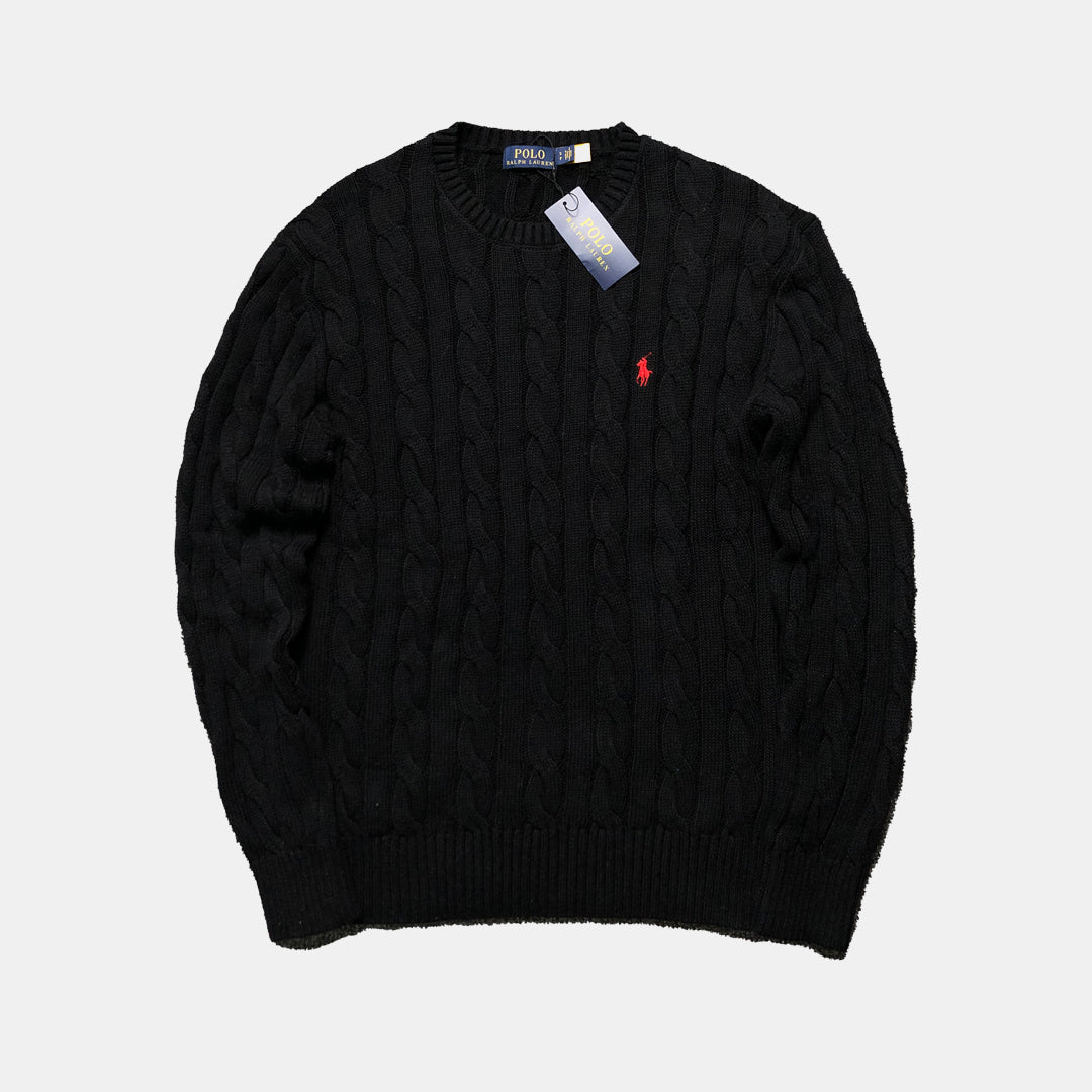 Suéter Ralph Lauren "tricot" Preto