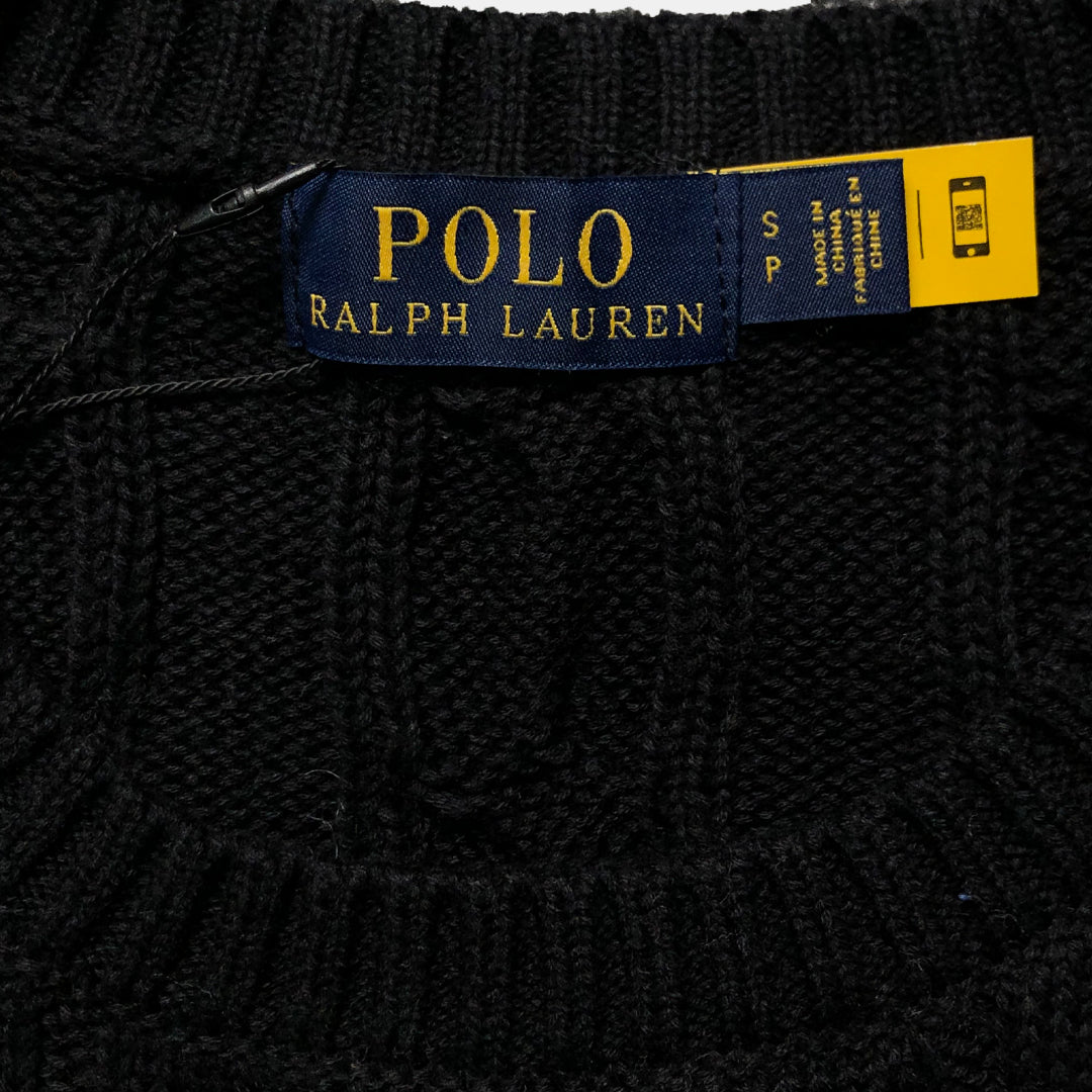 Suéter Ralph Lauren "tricot" Preto